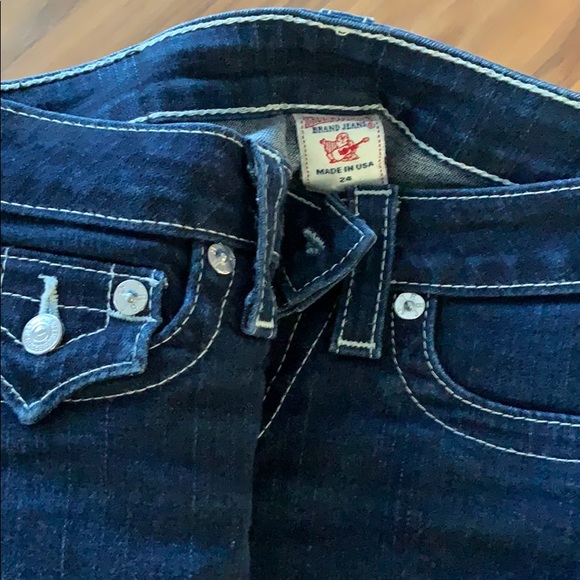 True religion dark blue jeans - Picture 4 of 5
